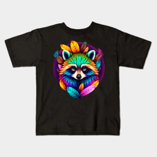 cute raccoon Kids T-Shirt